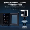 image:imageNewAir 10 Wine Fridge for 6 Bottles  Freestanding Wine Cooler Refrigerator with Glass Door  Compact Countertop Storage with Precision Cooling amp Quiet Operation  Black6 bottles