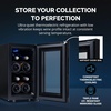 image:imageNewAir 10 Wine Fridge for 6 Bottles  Freestanding Wine Cooler Refrigerator with Glass Door  Compact Countertop Storage with Precision Cooling amp Quiet Operation  Black8 bottles