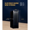 image:imageNewAir 10 Wine Fridge for 6 Bottles  Freestanding Wine Cooler Refrigerator with Glass Door  Compact Countertop Storage with Precision Cooling amp Quiet Operation  Black12 Bottle