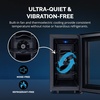 image:imageNewAir 10 Wine Fridge for 6 Bottles  Freestanding Wine Cooler Refrigerator with Glass Door  Compact Countertop Storage with Precision Cooling amp Quiet Operation  Black8 bottles