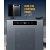 image:imageNewAir 10 Wine Fridge for 6 Bottles  Freestanding Wine Cooler Refrigerator with Glass Door  Compact Countertop Storage with Precision Cooling amp Quiet Operation  Black12 Bottle