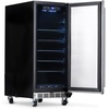 image:imageNewAir 15 Outdoor Beverage Fridge  Freestanding or BuiltIn Under counter Refrigerator for Outside Patio  Weatherproof Outdoor Fridge for 90 Cans with Detachable Castors  Stainless Steel