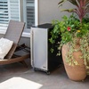 image:imageNewAir 15 Outdoor Beverage Fridge  Freestanding or BuiltIn Under counter Refrigerator for Outside Patio  Weatherproof Outdoor Fridge for 90 Cans with Detachable Castors  Stainless Steel