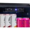 image:imageNewAir 15 Outdoor Beverage Fridge  Freestanding or BuiltIn Under counter Refrigerator for Outside Patio  Weatherproof Outdoor Fridge for 90 Cans with Detachable Castors  Stainless Steel