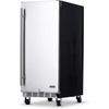 image:imageNewAir 15 Outdoor Beverage Fridge  Freestanding or BuiltIn Under counter Refrigerator for Outside Patio  Weatherproof Outdoor Fridge for 90 Cans with Detachable Castors  Stainless Steel