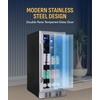 image:imageNewAir 15 Single Zone Beverage amp Wine Fridge  Beverage amp Wine Refrigerator for 33 Bottles  80 Cans  Freestanding or BuiltIn Under Counter Mini Fridge for Beer Wine amp Soda  Black Stainless SteelStainless Steel