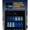 image:imageNewAir 160 Can Beverage Refrigerator  Freestanding Small Mini Fridge for Bedroom Home Bar or Living Room  SplitShelf Storage Digital Thermostat amp LED Light  Stainless Steel125 cans