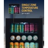 image:imageNewAir 160 Can Beverage Refrigerator  Freestanding Small Mini Fridge for Bedroom Home Bar or Living Room  SplitShelf Storage Digital Thermostat amp LED Light  Stainless Steel126 cans