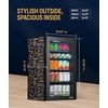 image:imageNewAir 160 Can Beverage Refrigerator  Freestanding Small Mini Fridge for Bedroom Home Bar or Living Room  SplitShelf Storage Digital Thermostat amp LED Light  Stainless Steel126 cans