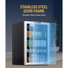 image:imageNewAir 160 Can Beverage Refrigerator  Freestanding Small Mini Fridge for Bedroom Home Bar or Living Room  SplitShelf Storage Digital Thermostat amp LED Light  Stainless Steel160 cans