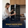 image:imageNewAir 17 Wine Fridge for 24 Bottles  Freestanding Wine Cooler Refrigerator with Glass Door  Quiet Compressor Cooling Adjustable Metal Racks amp LED Light  Black24 Bottle
