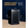 image:imageNewAir 17 Wine Fridge for 24 Bottles  Freestanding Wine Cooler Refrigerator with Glass Door  Quiet Compressor Cooling Adjustable Metal Racks amp LED Light  Black24 Bottle