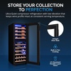 image:imageNewAir 17 Wine Fridge for 24 Bottles  Freestanding Wine Cooler Refrigerator with Glass Door  Quiet Compressor Cooling Adjustable Metal Racks amp LED Light  Black56 bottle