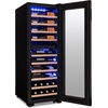 image:imageNewAir 17 Wine Fridge for 24 Bottles  Freestanding Wine Cooler Refrigerator with Glass Door  Quiet Compressor Cooling Adjustable Metal Racks amp LED Light  Black56 bottle