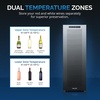 image:imageNewAir 17 Wine Fridge for 24 Bottles  Freestanding Wine Cooler Refrigerator with Glass Door  Quiet Compressor Cooling Adjustable Metal Racks amp LED Light  Black56 bottle
