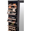 image:imageNewAir 17 Wine Fridge for 24 Bottles  Freestanding Wine Cooler Refrigerator with Glass Door  Quiet Compressor Cooling Adjustable Metal Racks amp LED Light  Black56 bottle