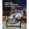 image:imageNewAir 18 2in1 High Velocity Fan Floor or Wall Mounted  WeatherResistant with 4000 CFM Airflow 3 Speeds and HeavyDuty Blades  Fan for Garage Workshop Patio amp Outdoor UseWall Mounted Indoor