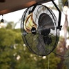 image:imageNewAir 18 2in1 High Velocity Fan Floor or Wall Mounted  WeatherResistant with 4000 CFM Airflow 3 Speeds and HeavyDuty Blades  Fan for Garage Workshop Patio amp Outdoor UseWall Mounted