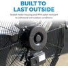 image:imageNewAir 18 2in1 High Velocity Fan Floor or Wall Mounted  WeatherResistant with 4000 CFM Airflow 3 Speeds and HeavyDuty Blades  Fan for Garage Workshop Patio amp Outdoor UseWall Mounted