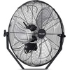 image:imageNewAir 18 2in1 High Velocity Fan Floor or Wall Mounted  WeatherResistant with 4000 CFM Airflow 3 Speeds and HeavyDuty Blades  Fan for Garage Workshop Patio amp Outdoor Use2In1