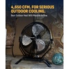 image:imageNewAir 18 2in1 High Velocity Fan Floor or Wall Mounted  WeatherResistant with 4000 CFM Airflow 3 Speeds and HeavyDuty Blades  Fan for Garage Workshop Patio amp Outdoor Use2In1