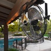 image:imageNewAir 18 2in1 High Velocity Fan Floor or Wall Mounted  WeatherResistant with 4000 CFM Airflow 3 Speeds and HeavyDuty Blades  Fan for Garage Workshop Patio amp Outdoor Use2In1