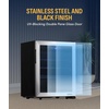 image:imageNewAir 19 Wine Fridge for 23 Bottles  Freestanding Wine Cooler Refrigerator with Glass Door  Quiet Compressor Cooling amp Digital Thermostat  Stainless SteelStainless Steel