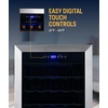 image:imageNewAir 19 Wine Fridge for 23 Bottles  Freestanding Wine Cooler Refrigerator with Glass Door  Quiet Compressor Cooling amp Digital Thermostat  Stainless SteelStainless Steel