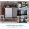 image:imageNewAir 24 Commercial Builtin or Under Counter Refrigerator  53 Cu Ft Weatherproof Outdoor Fridge for Patio Indoor amp Commercial Use  Stainless Steel