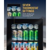 image:imageNewAir 24 Dual Zone Beverage Refrigerator amp Wine Cooler for 18 Bottles amp 60 Cans  Freestanding or BuiltIn Under Counter Mini Fridge for Beer Wine and Soda  Stainless Steel90 Can