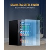 image:imageNewAir 24 Dual Zone Beverage Refrigerator amp Wine Cooler for 18 Bottles amp 60 Cans  Freestanding or BuiltIn Under Counter Mini Fridge for Beer Wine and Soda  Stainless Steel90 Can