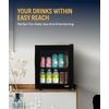 image:imageNewAir 24 Dual Zone Beverage Refrigerator amp Wine Cooler for 18 Bottles amp 60 Cans  Freestanding or BuiltIn Under Counter Mini Fridge for Beer Wine and Soda  Stainless Steel60 Can