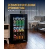 image:imageNewAir 24 Dual Zone Beverage Refrigerator amp Wine Cooler for 18 Bottles amp 60 Cans  Freestanding or BuiltIn Under Counter Mini Fridge for Beer Wine and Soda  Stainless Steel90 Can