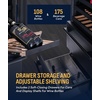 image:imageNewAir 24 Dual Zone Beverage Refrigerator amp Wine Cooler for 20 Bottles amp 70 Cans  Freestanding or BuiltIn Under Counter Mini Fridge for Beer Wine and Soda  Stainless Steel108 Bottles  175 Cans