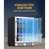 image:imageNewAir 24 Dual Zone Beverage Refrigerator amp Wine Cooler for 20 Bottles amp 70 Cans  Freestanding or BuiltIn Under Counter Mini Fridge for Beer Wine and Soda  Stainless Steel20 Bottles  70 Cans