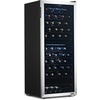 image:imageNewAir 24 Dual Zone Wine Fridge for 98 Bottles  BuiltIn or Freestanding Wine Cooler Refrigerator with Glass Door  UltraQuiet Inverter Compressor amp Adjustable Racks  Stainless SteelStainless Steel