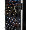 image:imageNewAir 24 Dual Zone Wine Fridge for 98 Bottles  BuiltIn or Freestanding Wine Cooler Refrigerator with Glass Door  UltraQuiet Inverter Compressor amp Adjustable Racks  Stainless SteelStainless Steel