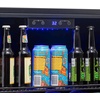 image:imageNewAir 24 Outdoor Beverage Fridge  Freestanding or BuiltIn Under counter Refrigerator for Outside Patio  Weatherproof Outdoor Fridge for 160 Cans with AutoClosing Door  Stainless Steel