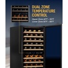 image:imageNewAir 24 Wine Fridge for 52 Bottles  BuiltIn or Freestanding Wine Cooler Refrigerator with Glass Door  Precision Cooling SlideOut Shelves amp Quiet Compressor System  Stainless SteelStainless Steel