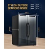 image:imageNewAir 27 Dual Zone Beverage Refrigerator amp Wine Cooler for 18 Bottles amp 59 Cans  Freestanding or BuiltIn Under Counter Mini Fridge for Beer Wine and Soda  Black12 Bottle  39 Can