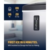 image:imageNewAir 28 lb Countertop Ice Maker  Portable Bullet Ice Machine  Fresh Ice in 10 Minutes 3 Ice Sizes  Compact Stainless Steel with Scoop amp Basket