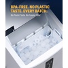 image:imageNewAir 28 lb Countertop Ice Maker  Portable Bullet Ice Machine  Fresh Ice in 10 Minutes 3 Ice Sizes  Compact Stainless Steel with Scoop amp Basket