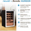 image:imageNewAir 500 Count Electric Cigar Humidor Box  Premium Cigar Cooler Cabinet with BuiltIn Boveda Temperature amp Humidity Control  Adjustable Spanish Cedar Shelves  Desktop Humidor500 Count Boveda