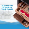 image:imageNewAir 500 Count Electric Cigar Humidor Box  Premium Cigar Cooler Cabinet with BuiltIn Boveda Temperature amp Humidity Control  Adjustable Spanish Cedar Shelves  Desktop Humidor250 Count Thermoelectric