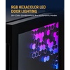 image:imageNewAir 85 Can Beverage Refrigerator with HexaColor LED Lights  Small Mini Fridge for Bedroom Gaming Room or Office  Remote Controlled Lighting amp Quiet Cooling126 can