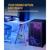 image:imageNewAir 85 Can Beverage Refrigerator with HexaColor LED Lights  Small Mini Fridge for Bedroom Gaming Room or Office  Remote Controlled Lighting amp Quiet Cooling126 can