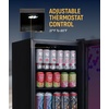 image:imageNewAir 85 Can Beverage Refrigerator with HexaColor LED Lights  Small Mini Fridge for Bedroom Gaming Room or Office  Remote Controlled Lighting amp Quiet Cooling126 can