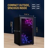 image:imageNewAir 85 Can Beverage Refrigerator with HexaColor LED Lights  Small Mini Fridge for Bedroom Gaming Room or Office  Remote Controlled Lighting amp Quiet Cooling126 can