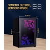 image:imageNewAir 85 Can Beverage Refrigerator with HexaColor LED Lights  Small Mini Fridge for Bedroom Gaming Room or Office  Remote Controlled Lighting amp Quiet Cooling85 can