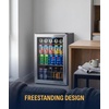 image:imageNewAir 90 Can Beverage Refrigerator  17 Freestanding Small Mini Fridge for Bedroom Home Bar or Office  Quiet Compressor Cooling amp Adjustable Shelves  Stainless Steel90 Can